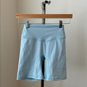 Liaison The Label Bridge bike short sky blue sz S Pickleball Tennis Gym Active